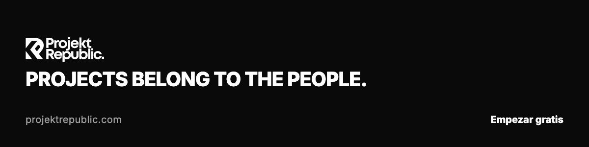 Projekt Republic · Projects belong to the people · projektrepublic.com